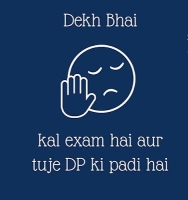 exam time whatsapp dp