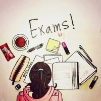 exam time whatsapp dp