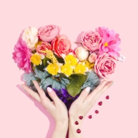 flower love whatsapp dp