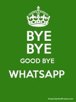 good bye whatsapp dp