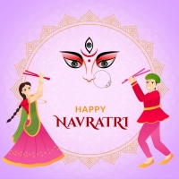 navratri dp for whatsapp