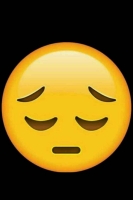 whatsapp sad emoji dp