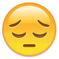 whatsapp sad emoji dp