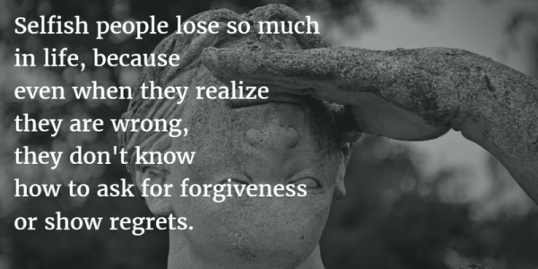 Selfish People Quotes