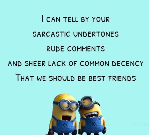 Sarcastic Quotes About Friends