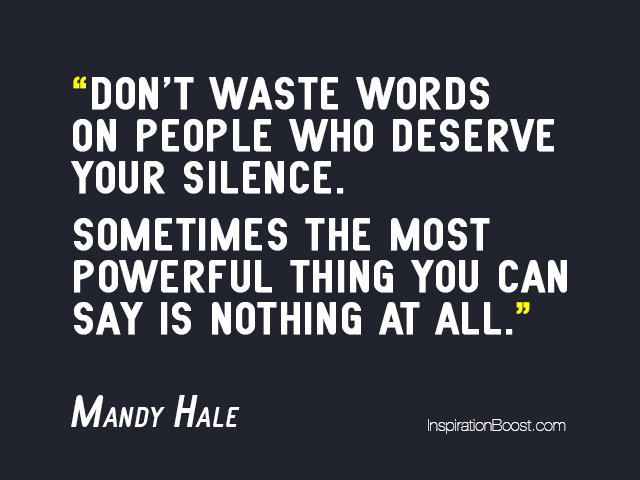 Quotes About Silence