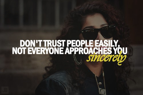 Trust issues Quotes