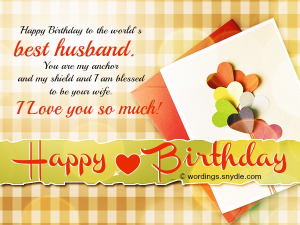Husband Birthday Quotes
