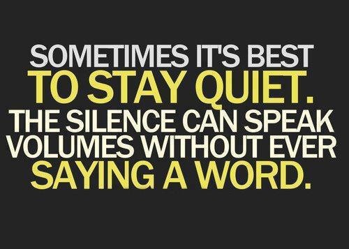 Quotes About Silence