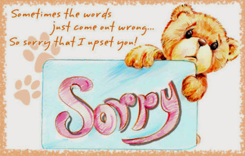 I am sorry quotes