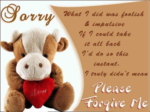 Sorry Quotes