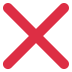 ❌